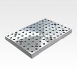 Baseplates, grey cast iron with grid holes