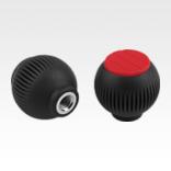 Spherical knobs with internal thread - inch