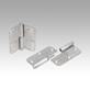 Strap hinges, steel or stainless steel, Form D, left-hand version