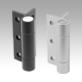 Spring hinges aluminium profile, 3.8 Nm, spring open