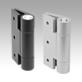 Spring hinges aluminium profile, 3.8 Nm, spring closed