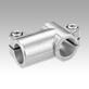 Tube clamps T-angle aluminium