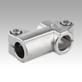 Tube clamps T-angle stainless steel