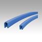 Silicone edge protection profiles with integrated steel retaining strip FDA approved