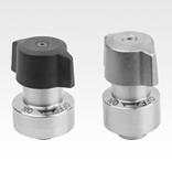 Quarter-turn latches, stainless steel, heavy-duty version 
with plastic or stainless steel twist knob