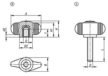 Wing grips “Miniwing”