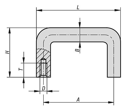 Finger grips, steel round