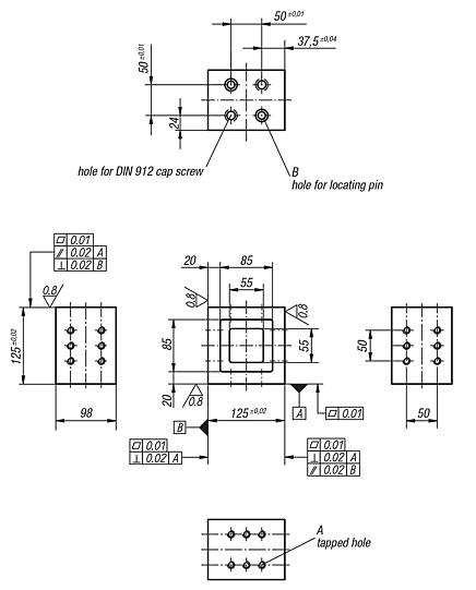 Mini tooling blocks